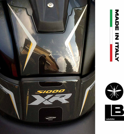 PARASERBATOIO-ADESIVO-SERBATOIO-3D-compatibile-per-MOTO-BMW-S1000XR-TRIPLE-BLACK