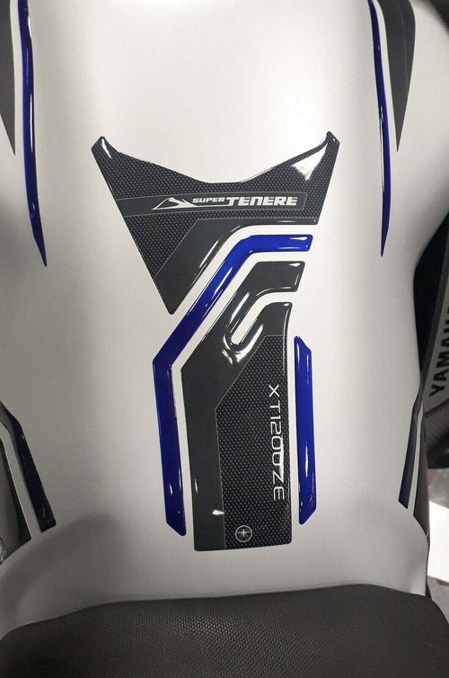 PARASERBATOIO-ADESIVO-SERBATOIO-in-RESINA-3D-compatibile-YAMAHA-SUPER-TENERE-blu