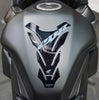 Paraserbatoio-moto-CBR-Licenza-Ufficiale-Honda-adesivo-resina-3D-carbonio-bianco