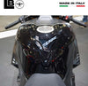 Paraserbatoio-moto-CBR-Licenza-Ufficiale-Honda-adesivo-resina-3D-carbonio-bianco