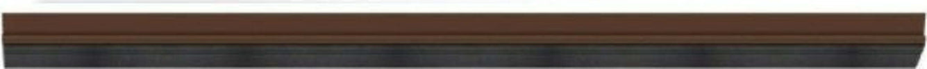 Paraspifferi-Sottoporta-Adesivo-In-Pvc-Marrone-Con-Gomma-100cm-Guarnizione-Porta