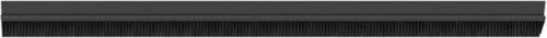 Paraspifferi-Sottoporta-Adesivo-In-Pvc-Nero-Con-Spazzola-100cm-Guarnizione-Porta