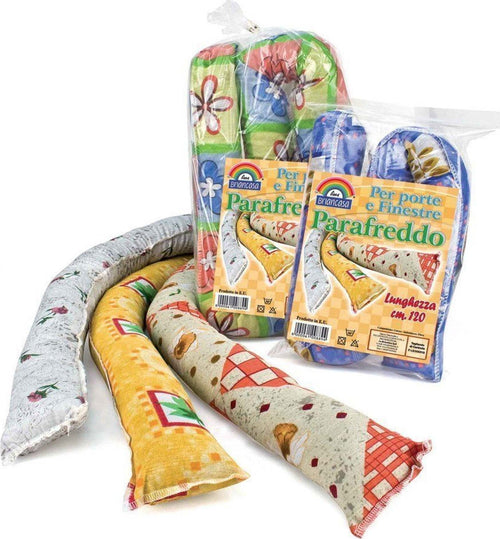 PARASPIFFERO PARAFREDDO PER PORTE E FINESTRE 120 CM MODELLI ASSORTITI Casa e cucina/Decorazioni per interni/Accessori decorativi/Fermaporte Trade Shop italia - Napoli, Commerciovirtuoso.it