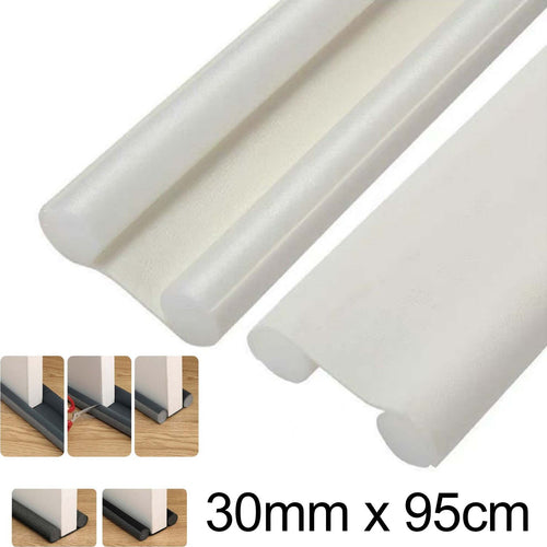 Paraspifferi Sottoporta Per Porte 95 Cm Doppia Guarnizione Antirumore Bianco Fai da te/Ferramenta/Ferramenta e serrature per porte/Paraspifferi e guarnizioni Trade Shop italia - Napoli, Commerciovirtuoso.it