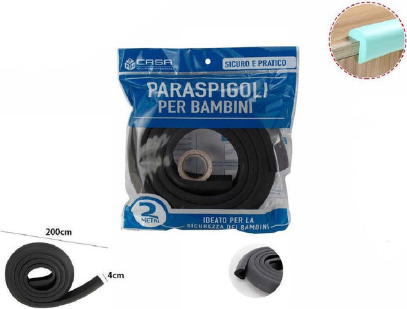 Paraspigoli Sicurezza Bordo Tavolo Coprispigoli Bambini Neonati 2 Mt Nero 69632 Casa, arredamento e bricolage > Bricolage e fai da te > Antinfortunistica Trade Shop italia - Napoli, Commerciovirtuoso.it