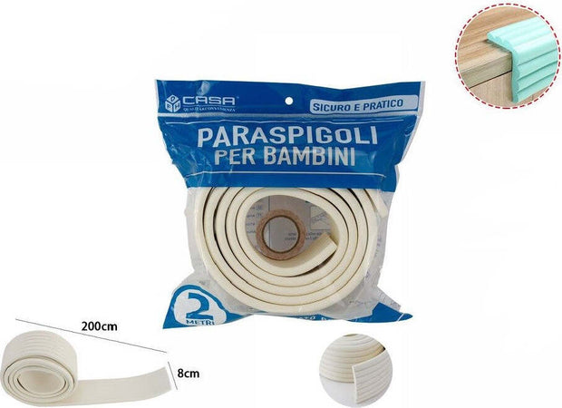 Paraspigoli Sicurezza Bordo Tavolo Coprispigoli Bianca Bambini Neonati 2mt 69639 Prima infanzia/Sicurezza/Lucchetti e chiusure/Paraspigoli Trade Shop italia - Napoli, Commerciovirtuoso.it