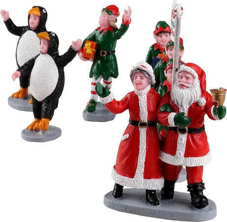 Parata degli elfi di Babbo Natale, personaggi per villaggio di Natale in resina Casa e cucina/Decorazioni per interni/Addobbi e decorazioni per ricorrenze/Decorazioni natalizie/Oggettistica MagiediNatale.it - Altamura, Commerciovirtuoso.it