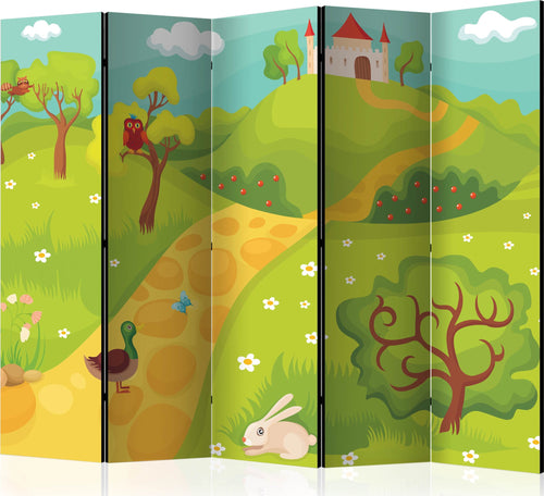 Paravento-A-path-to-a-magical-castle-II-[Room-Dividers]