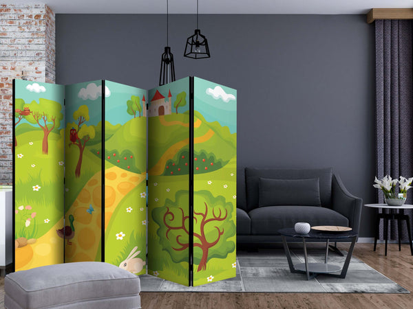 Paravento-A-path-to-a-magical-castle-II-[Room-Dividers]