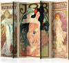 Paravento-Alphonse-Mucha.-Women's-II-[Room-Dividers]