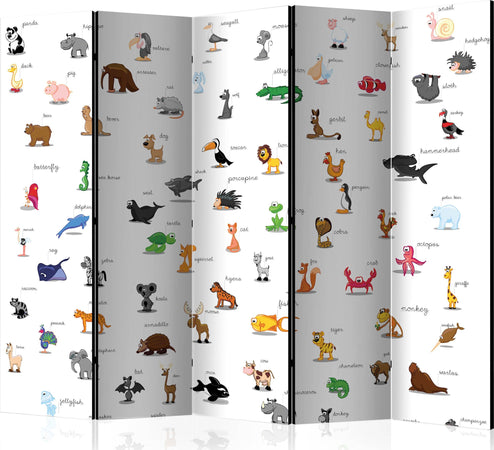 Paravento-animals-(for-children)-II-[Room-Dividers]