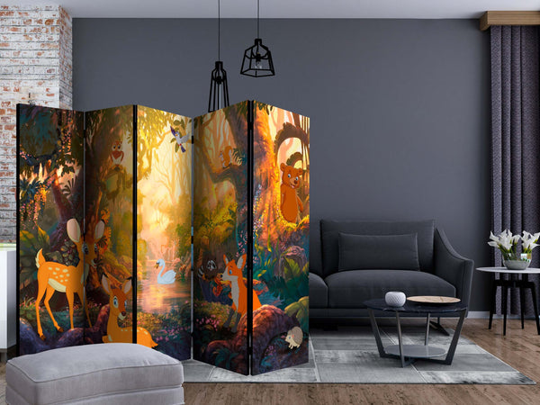 Paravento-Animals-in-the-Forest-II-[Room-Dividers]