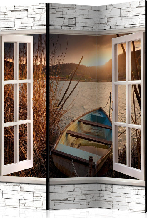 Paravento-Autumnal-Lake-[Room-Dividers]
