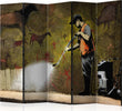 Paravento-Banksy-Cave-Painting-II-[Room-Dividers]