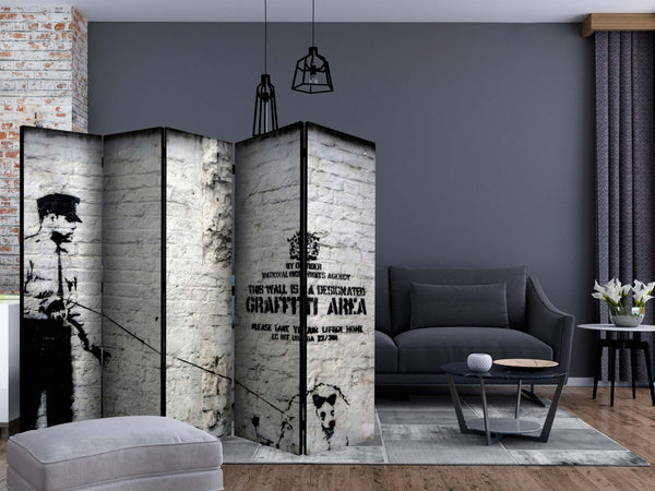 Paravento-Banksy-Graffiti-Area-II-[Room-Dividers]