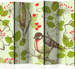 Paravento-Bird-and-lilies-vintage-pattern-II-[Room-Dividers]