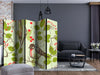 Paravento-Bird-and-lilies-vintage-pattern-II-[Room-Dividers]