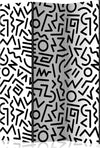 Paravento-Black-and-White-Maze-[Room-Dividers]