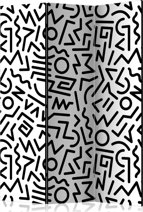 Paravento-Black-and-White-Maze-[Room-Dividers]