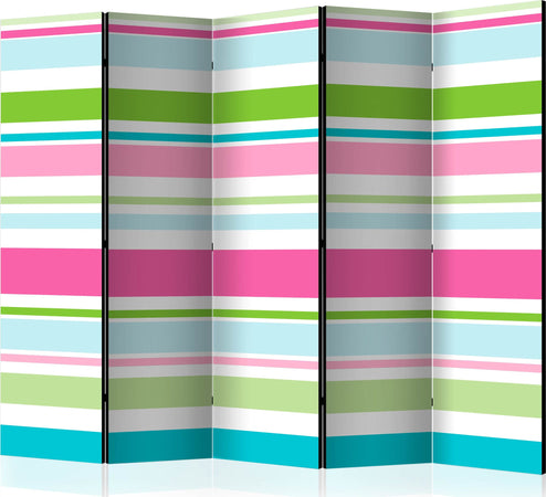 Paravento-Bright-stripes-II-[Room-Dividers]