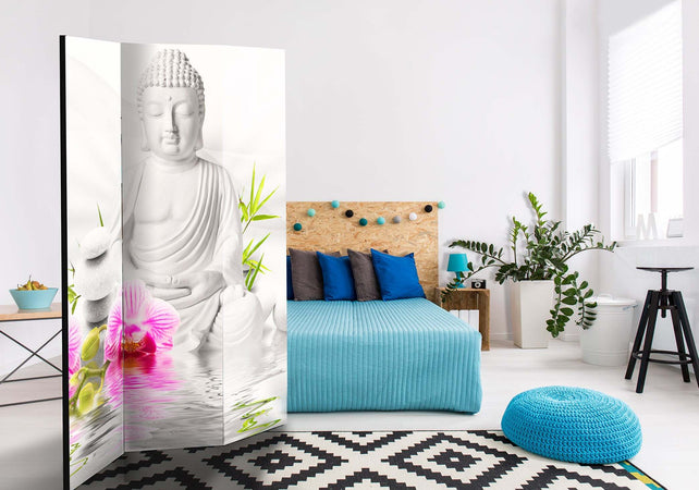 Paravento-Buddha-and-Orchids-[Room-Dividers]