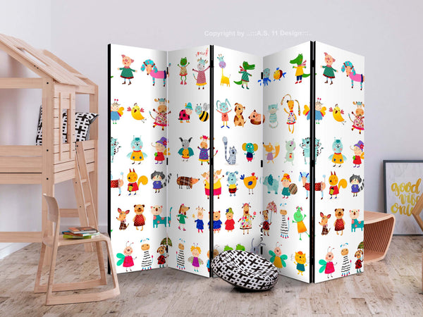 Paravento-Cartoon-Pets-II-[Room-Dividers]
