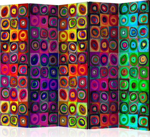 Paravento-Colorful-Abstract-Art-II-[Room-Dividers]
