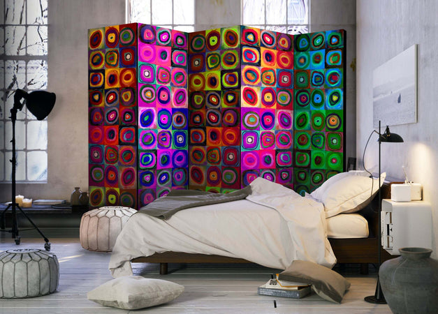 Paravento-Colorful-Abstract-Art-II-[Room-Dividers]