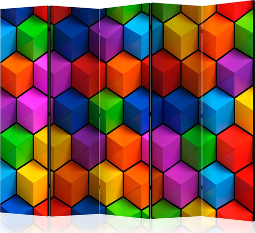 Paravento-Colorful-Geometric-Boxes-II-[Room-Dividers]