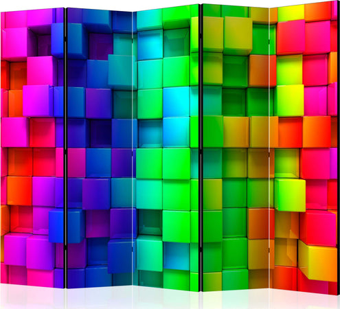 Paravento-Colourful-Cubes-II-[Room-Dividers]