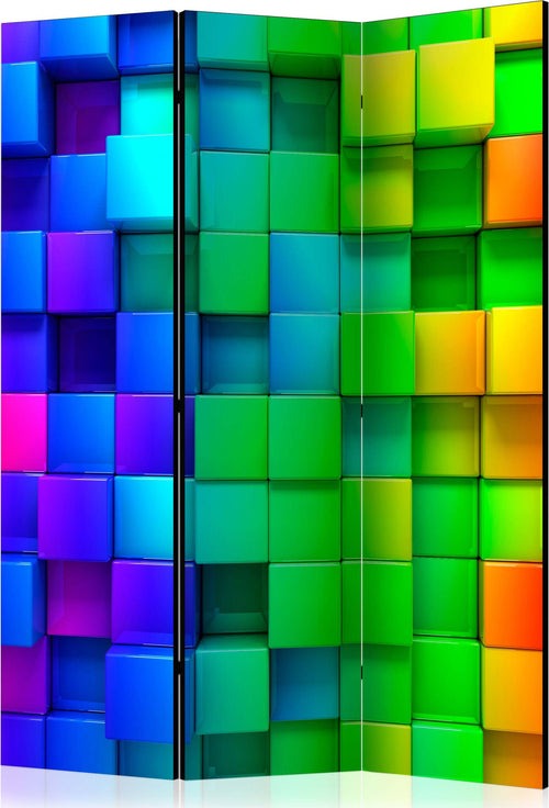 Paravento-Colourful-Cubes-[Room-Dividers]