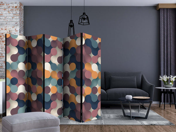 Paravento-Colourful-Particles-II-[Room-Dividers]