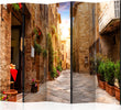 Paravento-Colourful-Street-in-Tuscany-II-[Room-Dividers]
