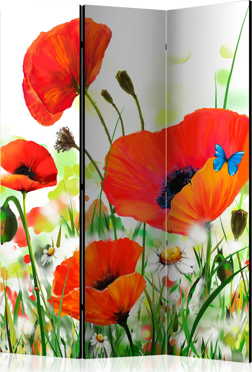 Paravento-Country-poppies-[Room-Dividers]