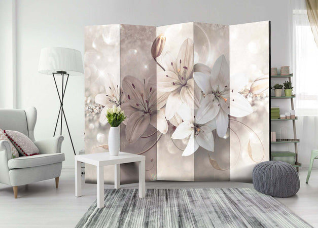 Paravento-Diamond-Lilies-II-[Room-Dividers]
