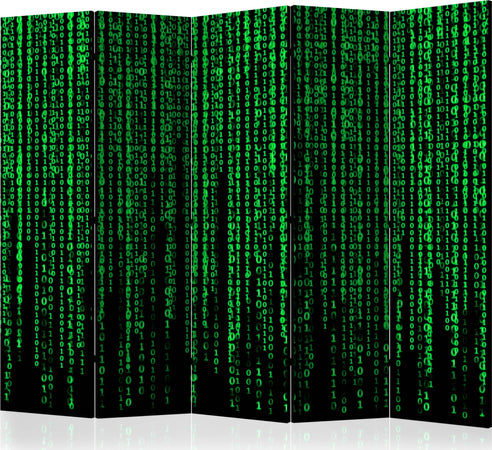 Paravento-Digital-Rain-II-[Room-Dividers]