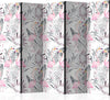 Paravento-Flamingos-and-Twigs-II-[Room-Dividers]