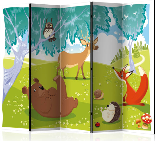 Paravento-Funny-animals-II-[Room-Dividers]