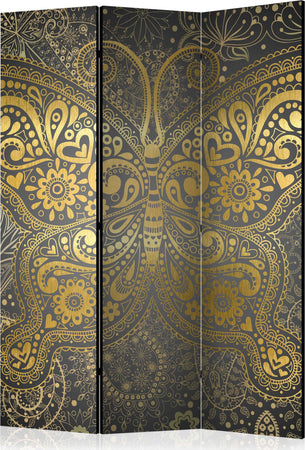 Paravento-Golden-Butterfly-[Room-Dividers]