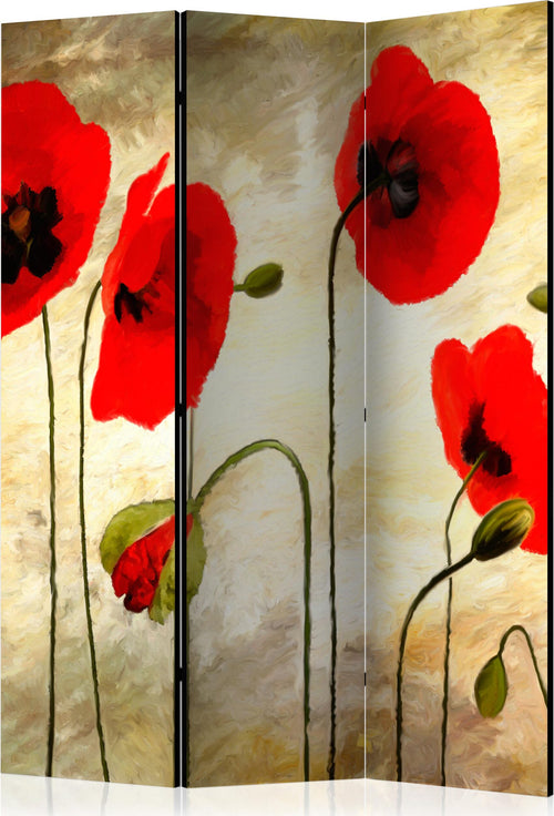 Paravento-Golden-Field-of-Poppies-[Room-Dividers]