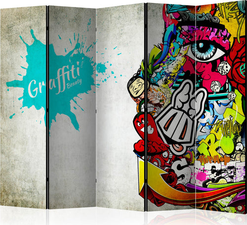 Paravento-Graffiti-beauty-II-[Room-Dividers]