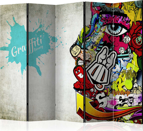 Paravento-Graffiti-Beauty-[Room-Dividers]
