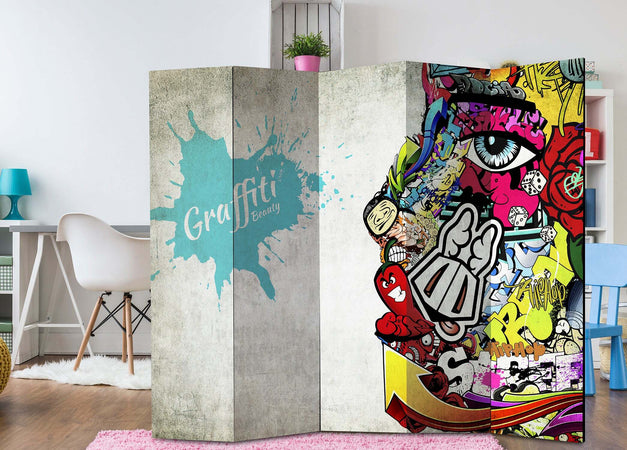 Paravento-Graffiti-Beauty-[Room-Dividers]