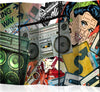 Paravento-Graffiti-girl-II-[Room-Dividers]