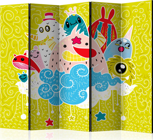 Paravento-Happy-Creatures-II-[Room-Dividers]