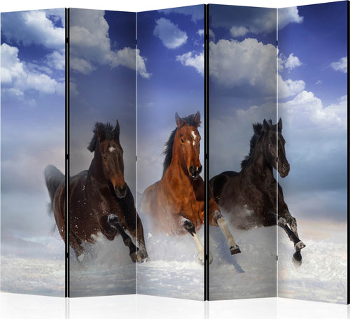 Paravento-Horses-in-the-Snow-II-[Room-Dividers]