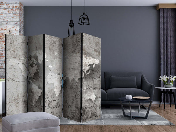 Paravento-Map-and-letter-II-[Room-Dividers]