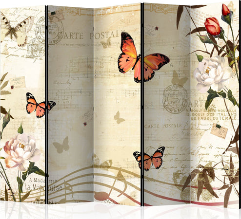Paravento-Melodies-of-butterflies-II-[Room-Dividers]