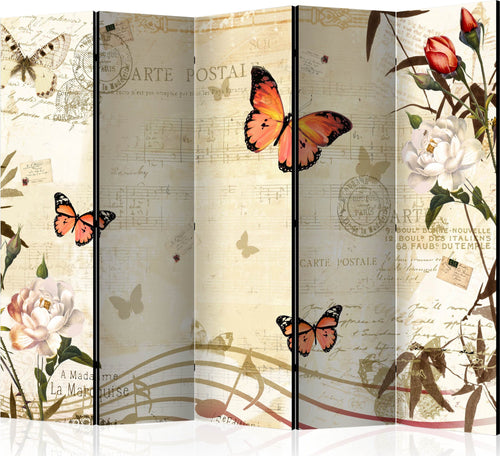 Paravento-Melodies-of-butterflies-II-[Room-Dividers]
