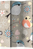 Paravento-Natural-pattern-with-birds-[Room-Dividers]